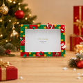 Merry Christmas - DIY Building Block 6‘’ Single Photo Frame