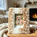 Fairy fawn - Plush Furry Picture Frame for 4‘’x 6'' inches photo