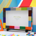 Memory on wheels - DIY Building Block 6‘’ Single Photo Frame