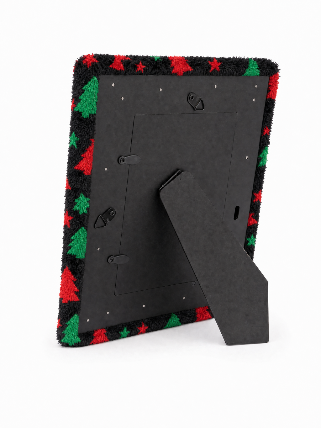 Christmas - Plush Furry Picture Frame for 4‘’x 6'' inches photo