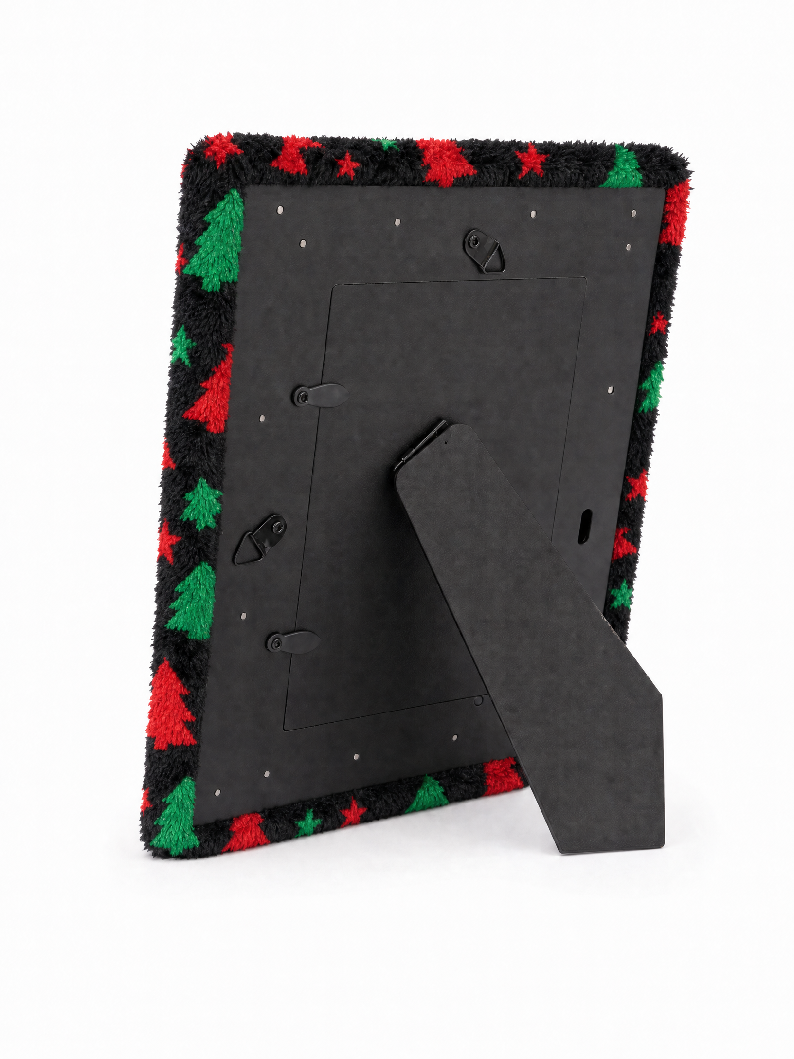Christmas - Plush Furry Picture Frame for 4‘’x 6'' inches photo