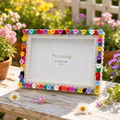 Multicolor Flower  -  DIY Building Block 6‘ Single Photo Frame